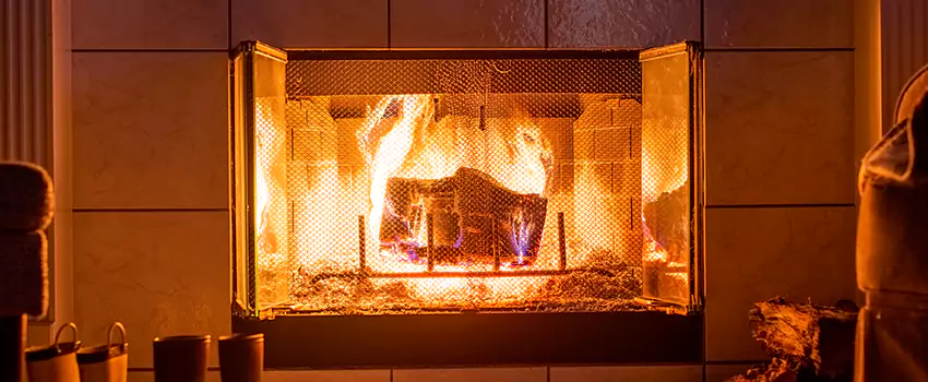 Mendota Hearth Landscape Fireplace Installation in Twentynine Palms, California