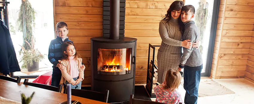 Morso Cast Iron Fireplace Insert Installation in Twentynine Palms, California