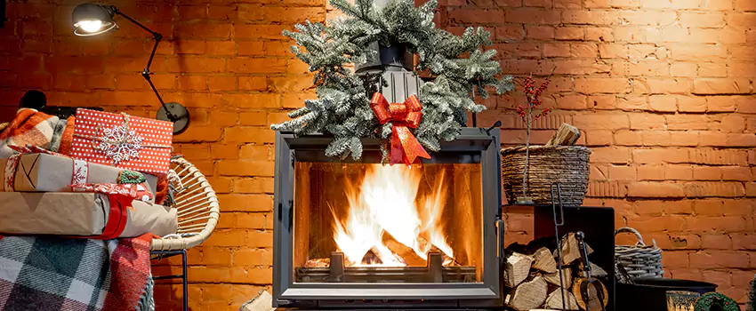 Travis Industries Linear Gas Fireplace Installation in Twentynine Palms, California