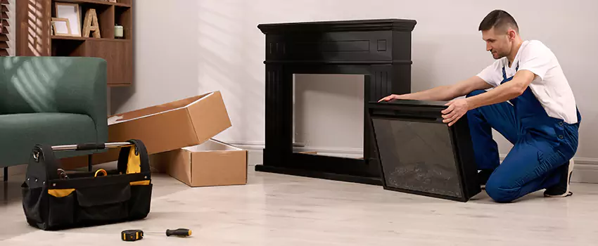Old Rusted Metal Fireplace Repair And Replacement in Twentynine Palms, CA